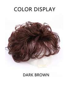 合成长水波卷半头假发女士假发隐形头顶假发块增加发量