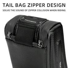 Adjustable Bike Tail Bag Waterproof Design Cycling Equipment Carbon Texture High-End