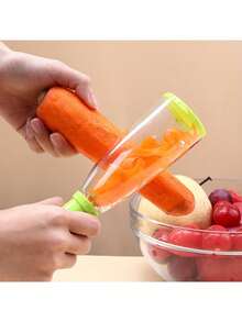 1pc Multi-Functional Peeler Upgrade Your Kitchen - Ideal For Restaurants/Commercial Kitchens/Supermarkets/Food Carts To Peel Vegetables & Fruits - Random Color - View 5