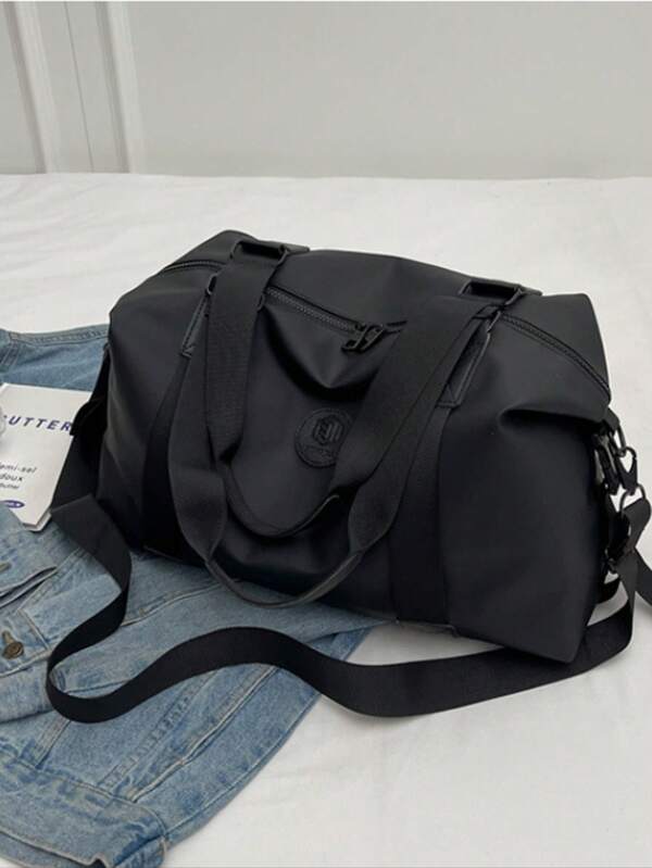 New Lightweight Travel Duffel Bag, Large Capacity Carry-On Tote Bag For Business Trip, Suitable For Men And Women, One Shoulder Or Cross-Body Wear, Suitable For Sports & Fitness