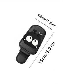 1/2pcs Magnetic Car Sunshade Glasses Clip - Cute Coal Design, Multi Functional Car Glasses Clip, Strong Magnetic Bracket For Fashionable Glasses, Sunshade Storage Glasses Clip, Car Interior Accessories, Car Accessories | Fantastical Design | Safe Magnetic Bracket, Fashionable Car Glass Bracket.​