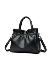 Bolso de hombro cruzado suave de lujo para mujeres y madres, bolsos y carteras de diseñador 2025, pequeño bolso de tela casual femenino