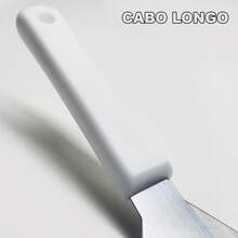 Professional Stainless Steel Curved Spatula Large Griddle For Griddles Grills And Frying Pans Snacks And Portions Snack Bars Bars And Restaurants - trắng - Xem 6