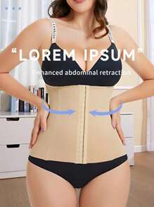 1 pièce Ceinture amincissante pour le ventre des femmes à fermeture à crochet et à œil sans couture, multicolore. Gaine de taille, corset de maintien de la taille, accessoire de gym sans bord qui roule. Sports et extérieur.