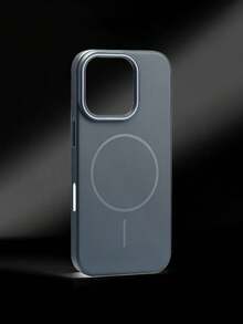 VRNOEI 超薄圆形磁吸手机壳,兼容16/14/11/12/13/15/17 Pro Max/Air,支持磁吸无线充电,全包式配件 - 碳灰色 - 查看 8