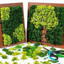 100g/3.52oz Artificial Simulated Reindeer Moss, Handmade Decorative Moss For Crafts, Potted Plants, DIY - Multicolor - View 6