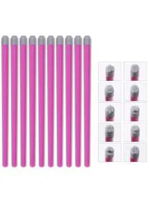 1-30 pièces Ensemble de stylos de tamponnage pour nail art, outils de tamponnage pour ongles en silicone, stylos de transfert d'impression de motifs de papillons et de fleurs pour nail art, kit de conception de tampons à ongles pour l'été, l'école