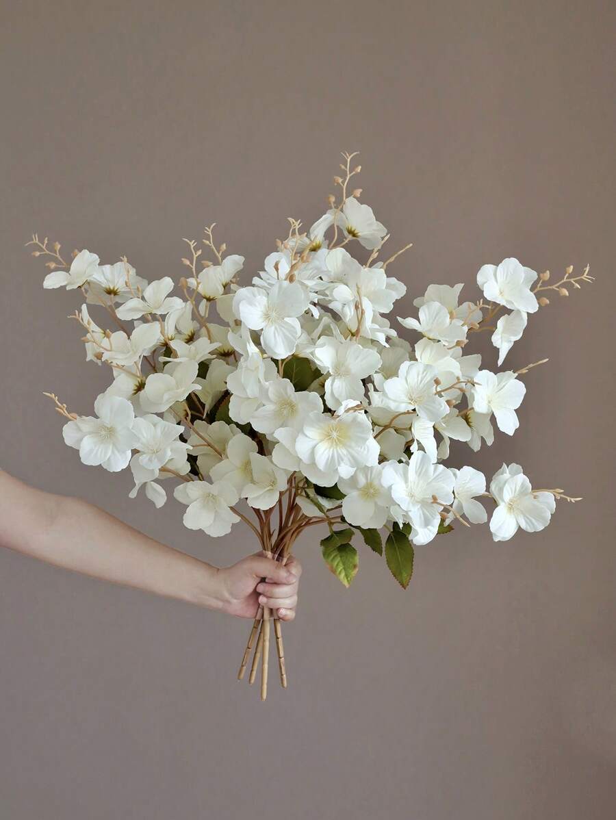 1/3/30 Bouquet 65cm Artificial Daffodil Magnolia Flower For Vase Home Living Room Wedding Table Decoration Centerpieces Romantic Theme,Fake Plants,Fall Decor,Room,Desk,Garden Decor,Room Decoration Stuff