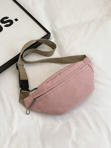 2025 男士尼龙休闲腰包，新款运动腰包，简约百搭设计 - 彩色 - 查看 6