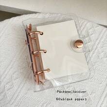 1 Set Macaron Mini Pocket Notebook, Binder Portable Diary Book, 80 Sheets Loose Leaf Papers Back To School - Multicolor - View 19