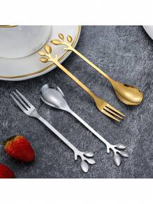 Charming 4-Pack Flower Spoons – Stainless Steel Creative Coffee Teaspoons & Mixing Spoons For Beverages, Cakes & Desserts – Food Contact Safe & Dishwasher Safe For Daily Use – Versatile For Kitchen, Baking, School Supplies, Back To School, Mother's Day Gifts & Mini Spoon Collections, Beautiful & Functional