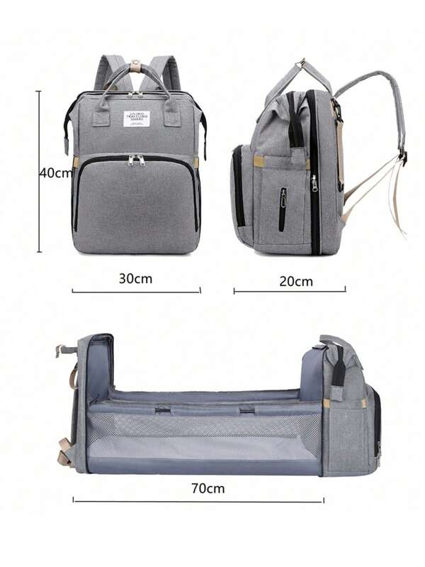 Baby Diaper Bag Backpack With Changing Station, Multifunction Portable Waterproof Large Capacity Travel Baby Changing Bags, Baby Stuff Organizer , Baby Registry Search, Baby Diaper Bags For Boys & Girls, Baby Shower Gifts, Newborn Baby Essential Gifts
