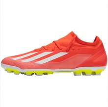 Adidas 足球鞋男 X CRAZYFAST LEAGUE TF碎釘低筒運動鞋 - 紅色 - 查看 7