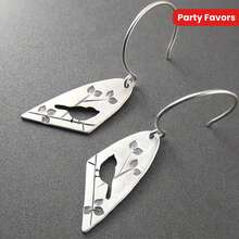 Gothic Vintage Hollow Bird Fashion Pendant Earrings Boho Earrings For Women Party Favors - 銀色 - 查看 9