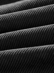 男士休闲灯芯绒裤，纯色，抽绳腰带和口袋，透气舒适，适合日常活动，春秋新品