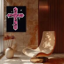 Framed 2D Flat 1pc  97 Decor Mcbling Trashy Y2k Room Decor Aesthetics - Early 2000s Room Decor Y2k Poster, Hot Pink Image Wall Art Printing Posters Wall Decor Prints For Living Room Bedroom Decor Wall Art Poster Gifts For Friends And Family  2D Flat, Perfect For Room Decor - Framed - View 4