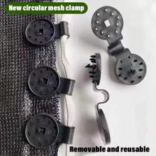 10 pezzi/30 pezzi/50 pezzi Clip di fissaggio in plastica spessa per serre da giardino, rete parasole staccabile, durevole per serre e fissaggio di reti antinsetti, adatto per giardinaggio, agricoltura e tende da campeggio