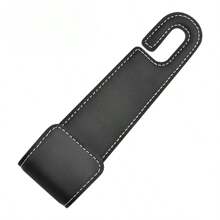 1pc Car Hooks, Car Seat Back PU Leather Storage Hook, Multi-Function Hanger For Keys Purse, Handbag Earphone Charging Cable Umbrellas Coats Car Organizer