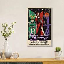 Framed Hex Girls Tour Poster, Hex Girls Band, Hex Girls Concert, Hex Girls Digital Art Download, Digital Art Download - Framed - View 5