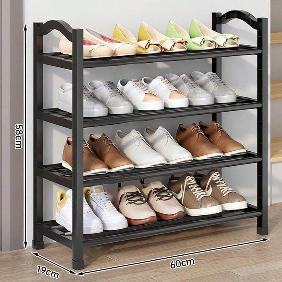 Simple Shoe Rack Multi-Layer Home Dormitory Bedroom Rental Room Student Shoe Rack Storage Shoe Cabinet - Black - View 1