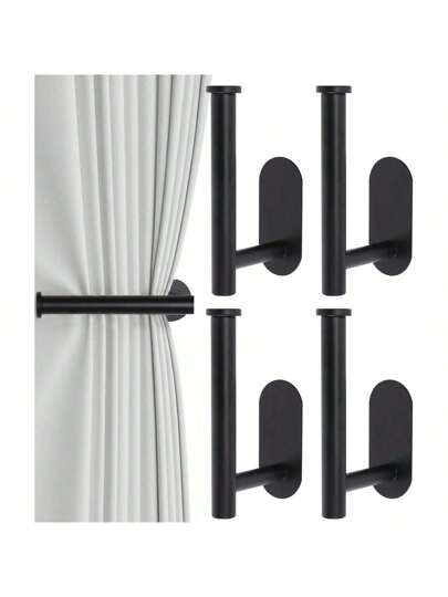 3M Adhesive Curtain Holdbacks Curtain Tie Backs Curtain Holdbacks No Drill Curtain Pull Backs Adhesive Curtain Hooks Curtain Holders For Drapes Gifts Birthday Graduation