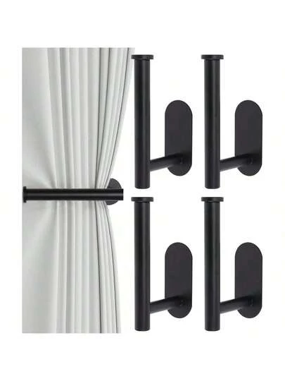 3M Självhäftande gardinhållare Gardinbindare Gardinhållare Ingen borrgardin Dragbackar Självhäftande gardinkrokar Gardinhållare för draperier