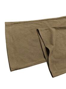 Hidkat Spring Autumn New Men's Corduroy Casual Pants, Solid Color With Drawstring Pockets, Breathable And Comfortable For Daily Activities - màu nâu - Xem 8