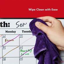 Magentic Wipe Monthly Calendar, Daily To-Do Board, Suitable For Fridge Calendar Magnets, Household Supplies, Fridge Magnets, Perfect For Kitchen Organization, Meal Planning, Family Planners, Reminders - 1pc - 查看 4