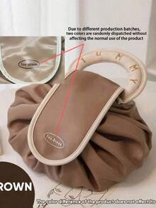 1个多功能旅行化妆包，大容量抽绳化妆品收纳包，便携式化妆品收纳袋，适合作为节日礼物、情人节礼物、化妆品和护肤品收纳包、旅行收纳包、化妆品收纳袋，可装口红和化妆配件，节日礼物、情人节礼物、母亲节礼物、化妆包、梳妆台、化妆袋、旅行必备品、化妆包、旅行必备品、化妆配件、小型化妆包、化妆包、旅行必备品、大容量、大号化妆包、圣诞礼物、化妆包、旅行、送给女性的旅行必备礼物、化妆包、手拿包/小手提包、化妆品收纳包、化妆品整理包、化妆包、化妆刷收纳袋、迷你化妆包、大容量化妆包、送给女性的礼物、圣诞礼物、送给女性的礼物创意、化妆包、旅行必备品 - 米色 - 查看 10