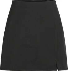 Skirt High Waist Zip Up Split Bodycon Fitted Party A Line Skirt, 2025 Style - 棕色 - 查看 6