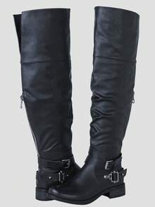 GLOBALWIN Women's Over The Knee Thigh High Boots Fall Boots Halloween Season
