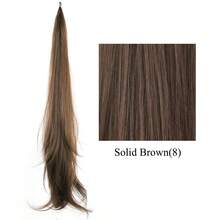 Soowee, cola de caballo de capas largas, extensión de cabello sintético, cola de caballo rubia, coletas de pelo flexibles, postizos HHJE - 16 - Ver 9