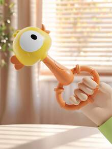 可爱婴儿摇铃玩具 - 完美握感，寓教于乐，是送给孩子的理想洗礼或生日礼物，也是复活节彩蛋篮的绝佳填充物。 - 彩色 - 查看 2
