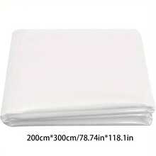 1pc EWONICE Clear Plastic Greenhouse Film, 6 Mil Polyethylene Greenhouse Garden Plant Cover Sheeting Freeze Frost Protection UV Resistant For Horticulture, Garden And Agriculture - Transparent - View 19