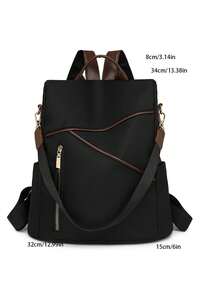 Women's Anti-Theft Backpack, Suitable For Travel, School, Laptop - Black - View 10