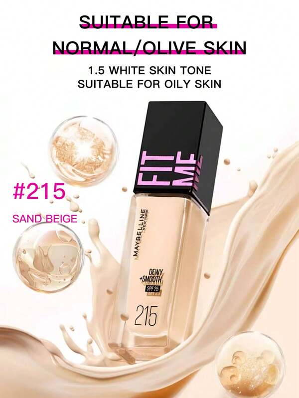 Maybelline MAYBELLINE S FIT ME FDT DS CLEAN 215 CN 30ML SPF Moisturizing