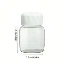 300毫升小玻璃杯，耐热，便携，可用作咖啡杯、牛奶杯、瓶装水杯、可爱有趣的儿童玻璃杯、儿童牛奶杯、豆奶杯、果汁杯等。 - 粉色 - 查看 3