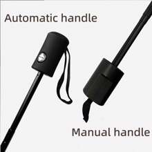 1pc Uv Folding Umbrella, 8-Bone Sun Umbrella, Sun Protection And Shading Umbrella, Sun Umbrella, Solid Color Business Three-Fold Umbrella, Black Rubber UV-Resistant Umbrella, Waterproof Umbrella, Travel Umbrella, Elegant Design, High Water Repellent Umbrella, Suitable For Rainy Days, Gift Umbrella