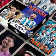 pokemon 92PCS High-Definition Photo Card, Card, RONALDO Star Collection Card, Football Photo Card Sticker, Birthday Gift, Fan Support Essential Signature Photo