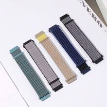 20mm 22mm Nylon Band For Galaxy Watch 7 6 5 4 FE 40mm 44mm/Galaxy 6/4 Classic 47mm 43mm/46mm 42mm/Watch 5 Pro 45mm/3 41mm/Active 2 Men/Women, Sport Loop Strap For Garmin Vivoactive 3/Forerunner 645 - 20, 22 Loops - View 3