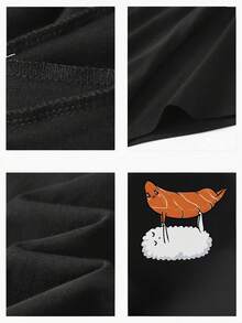 Women T-Shirts - 黑色 - 查看 4