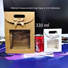 1/10/20pcs Simple & Stylish Flip-Cover Bowknot Transparent Packaging Bags, Gift Bags, Butterfly Decor, Flower Packaging Display Bags, Flip Cover Gift Bags, Adhesive Transparent Window, Small Brown/White Gift Bags, Suitable For Home Storage, Holiday Gifts, Office, Wedding Favors, Great For Gifts To Girlfriends, Friends, Teachers, Leaders, Elders