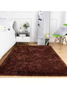 Tapete Felpudo 2,00 X 1,50 Sala Quarto  Escritório - Marrom - Visão 2