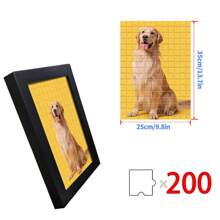 Custom Photo Puzzle,With Frame Or Only Puzzles,Customized Children's Puzzle,Custom Class Puzzle,Personalized Picture Jigsaw For Family,DIY Gift Idea,Personalized Holiday Photo,Custom Engagement Portrait Puzzle