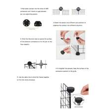 Small Cat Fence, Foldable Guinea Pig/Rabbit Cage, Indoor Removable Balcony Half Enclosed Pet Fence, Space Saving