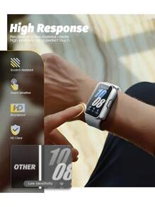 Uhrengehäuse + Bildschirmschutzfolie kompatibel mit Samsung Galaxy Fit 3 für Herren und Damen, stoßfeste, kratzfeste Hartkunststoffhülle kompatibel mit HD gehärtetem Glasbildschirmschutz, Schutz des Handgelenkrückens vor Beschädigungen