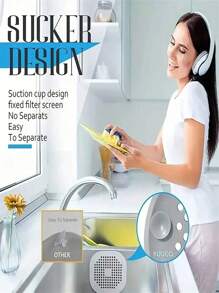 1 szt. Odpływowy pojemnik na włosy z przyssawką, kwadratowa osłona odpływu prysznicowego z tworzywa TPR, wodoodporna, zapobiegająca zatykaniu się koryta, pokrywa podłogowa, filtr do odpływu prysznicowego, nadaje się do łazienki, wanny i kuchni, narzędzia łazienkowe, dekoracja łazienki, wystrój jesienny, artykuły gospodarstwa domowego, powrót do szkoły