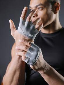 VBOSI Dam Herr Unisex Fyrfingers Träningshandskar – 1 par, Lätta Med Halkfritt Grepp För Fitness, Tyngdlyftning & Gymträning