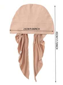 1 Stück eleganter Damenhut mit breiter Krempe und aufgerauter Oberfläche, weicher Turban-Kopfschmuck für Kleider - mehrfarbig - Übersicht 4