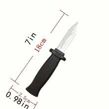 Funny Magic Retractable Knife - Joke And Party Prop, Durable Plastic Fake , Suitable For Holiday Parties.Horror Pranks, Party Supplies; Halloween Props 1/2/5pcs - Multicolor - View 2